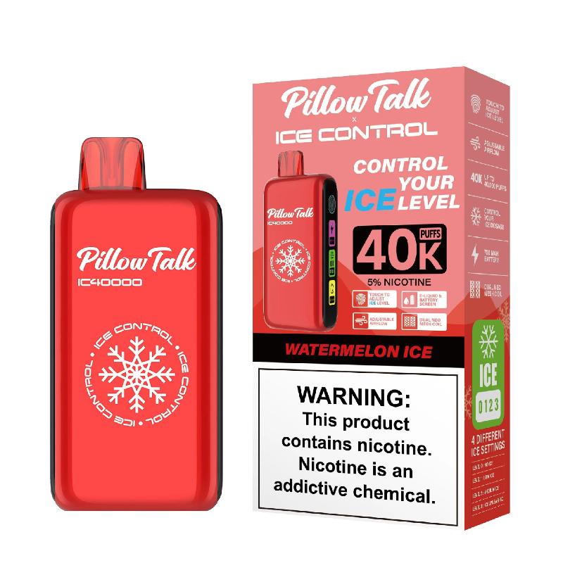 Pillow Talk Ice Control 40K Disposable - Watermelon Ice 