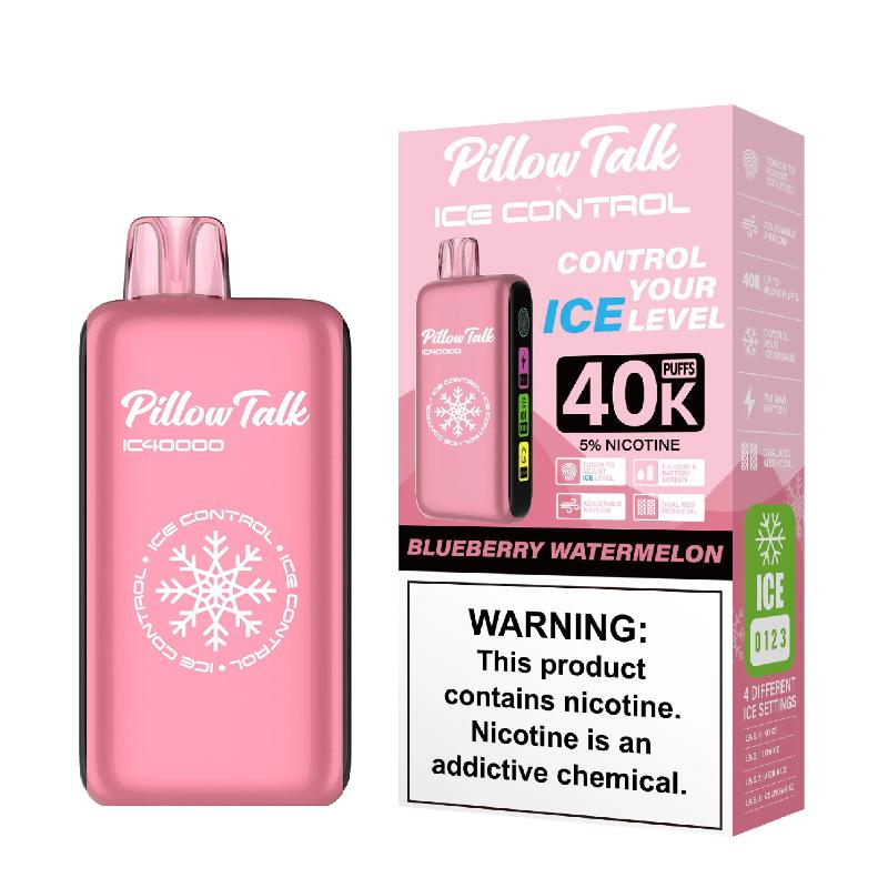 Pillow Talk Ice Control 40K Disposable - Blueberry Watermelon 