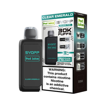 Pod Juice SVOPP 30K Pod - Clear Emerald 