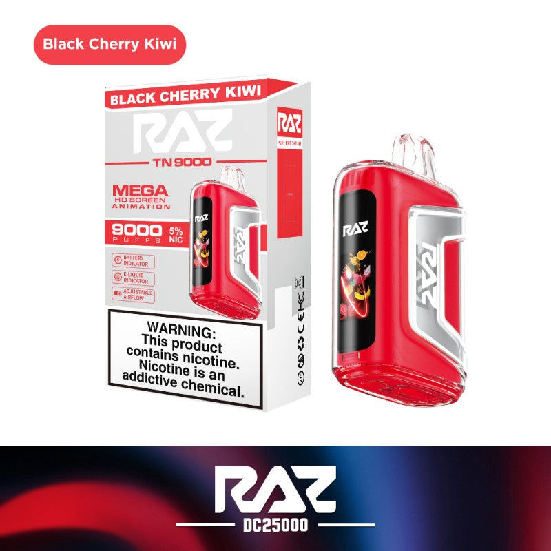 RAZ TN9000 Disposable - Black Cherry Kiwi 