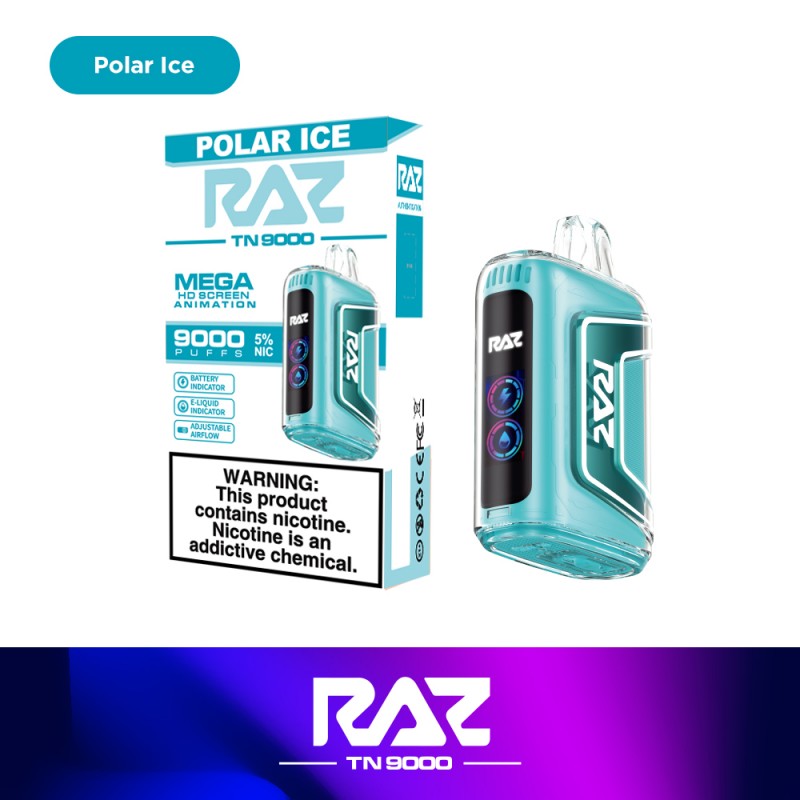 RAZ TN9000 Disposable - Polar Ice 