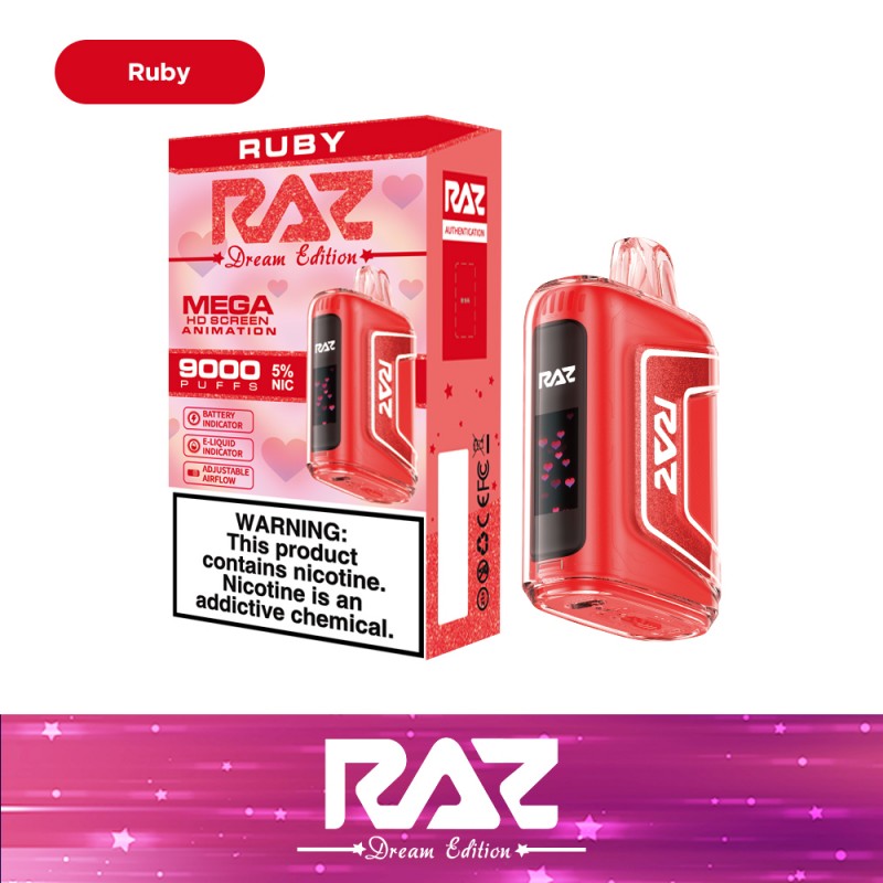 RAZ TN9000 Disposable - Ruby 