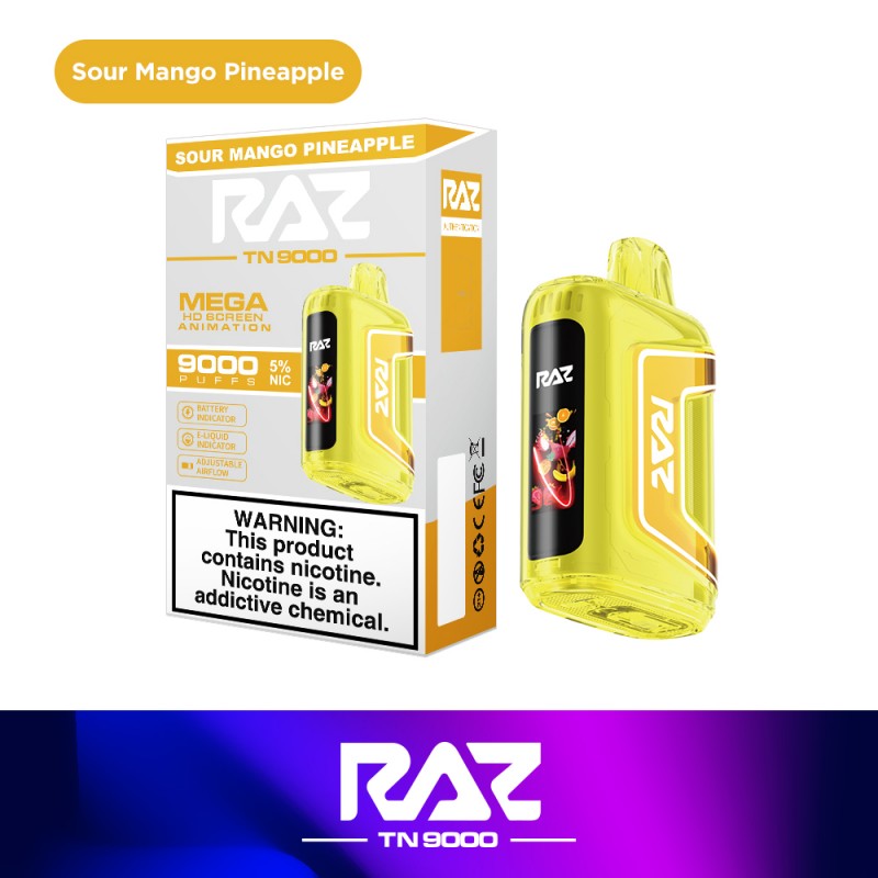 RAZ TN9000 Disposable - Sour Mango Pineapple 