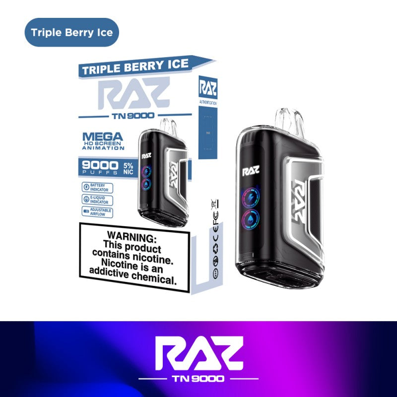 RAZ TN9000 Disposable - Triple Berry Ice 