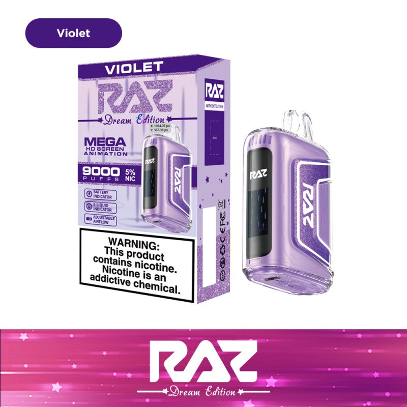 RAZ TN9000 Disposable - Violet 