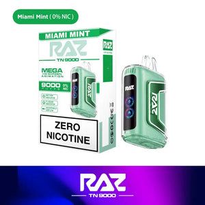 RAZ TN9000 Disposable 0%  - Miami Mint 