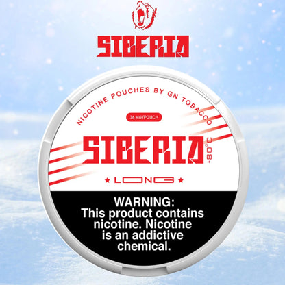 SIBERIA NICOTINE POUCHES LONG 36MG