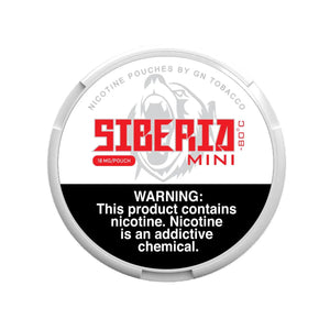 SIBERIA NICOTINE POUCHES MINI 18MG