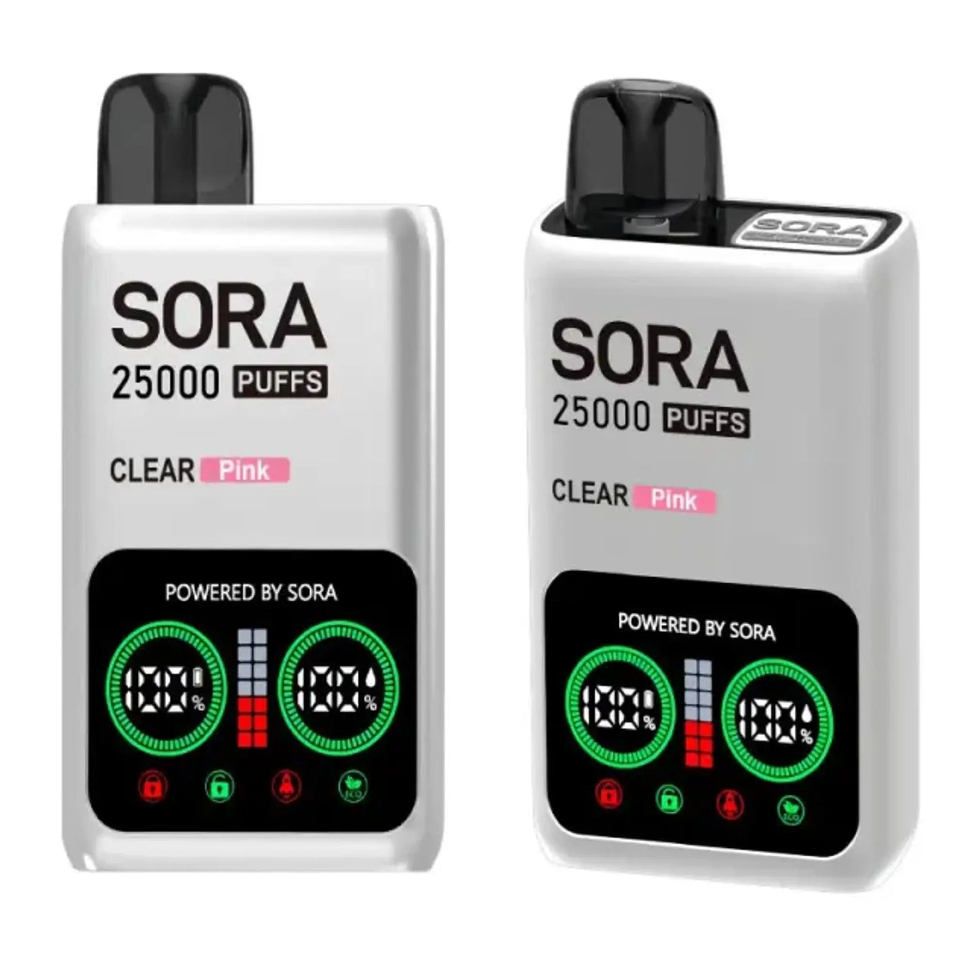 SORA 25000 Disposable  - Clear Pink 