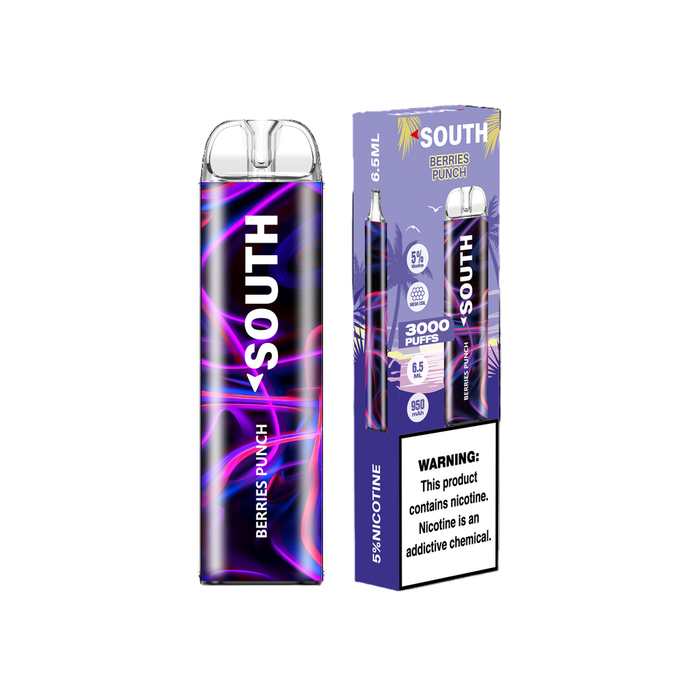 SOUTH 3000 Disposable Powered by North - Berries Punch 
