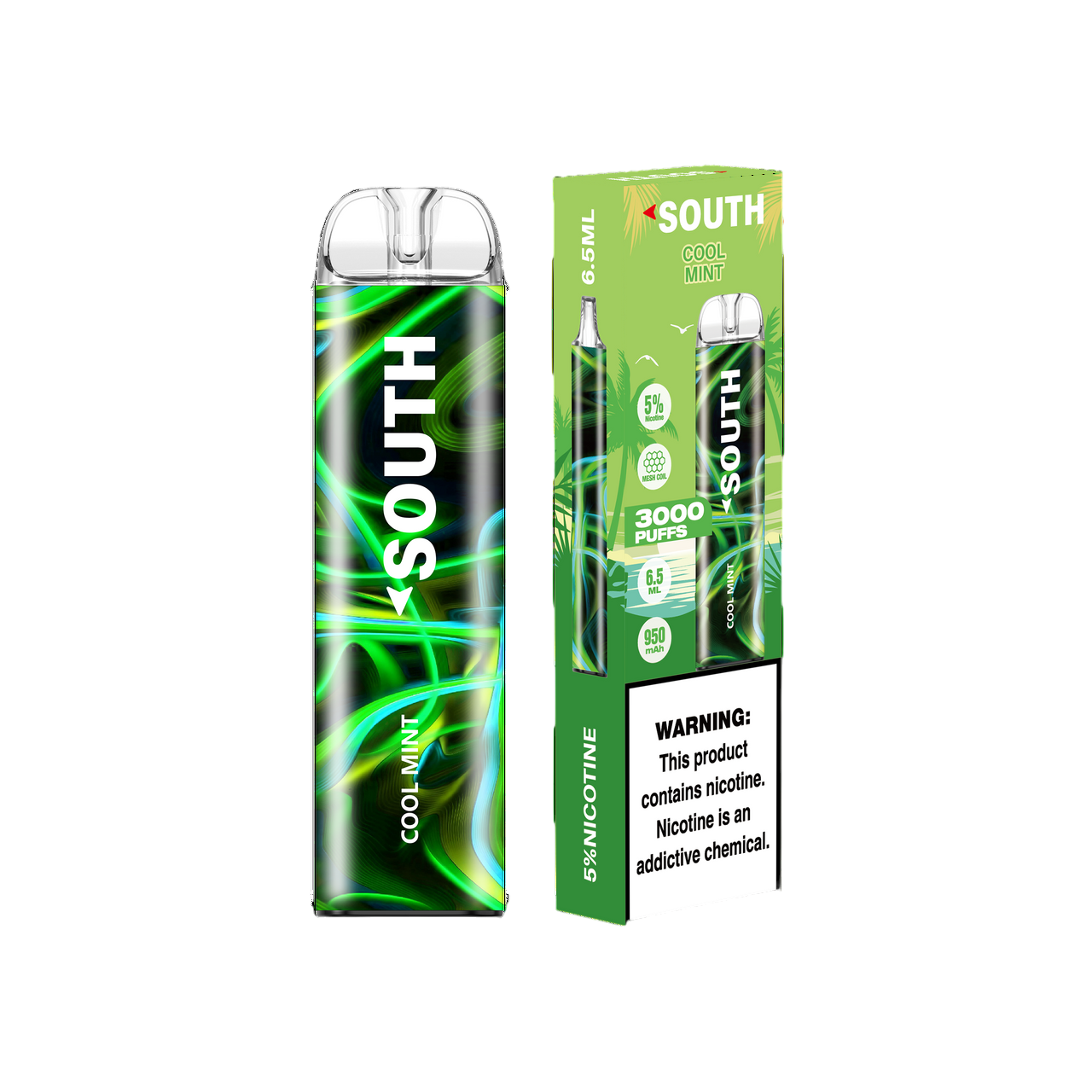 SOUTH 3000 Disposable Powered by North - Cool Mint 