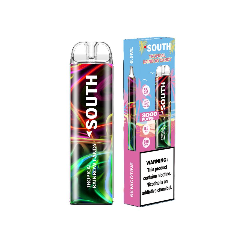 SOUTH 3000 Disposable Powered by North - Tropical Rainbow Candy 