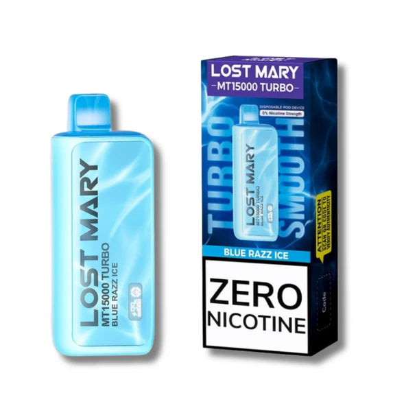 Lost Mary MT15000 Zero Nicotine - Blue Razz Ice 