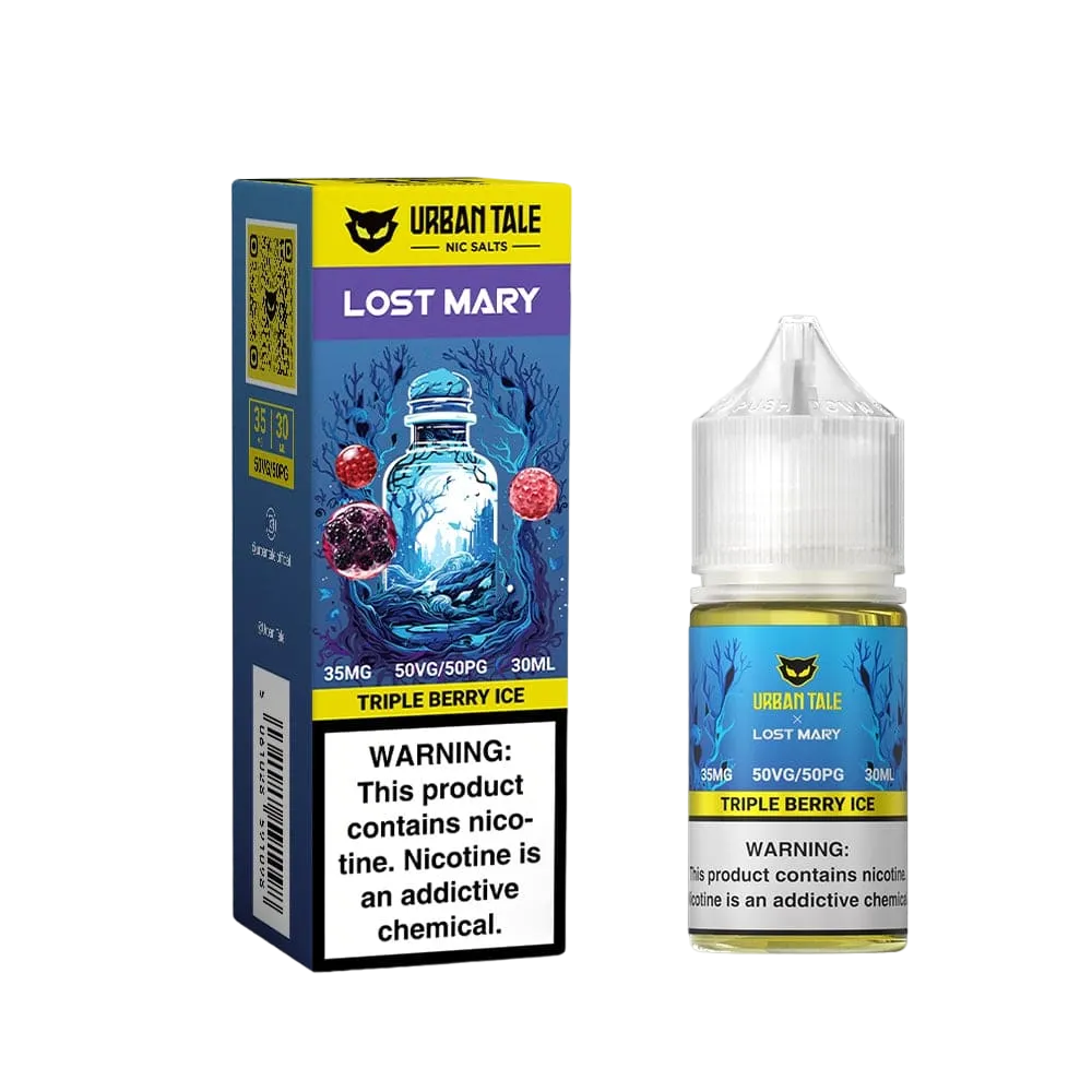 Urban Tale Salt by Lost Mary 30ml - Triple Berry Ice 
