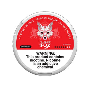 WHITE FOX NICOTINE POUCHES FULL CHARGE 20MG