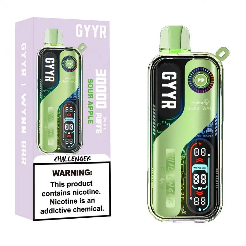 Wynn Bar x GYYR Challenger 30K - Sour Apple 