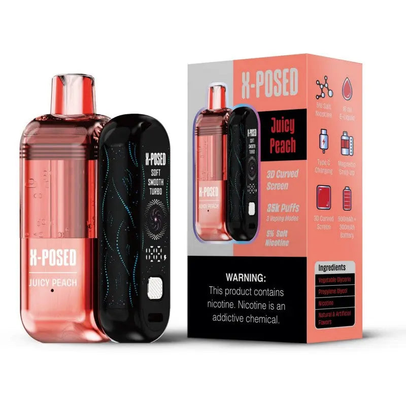X-Posed 35K Disposable Kit - Juicy Peach 