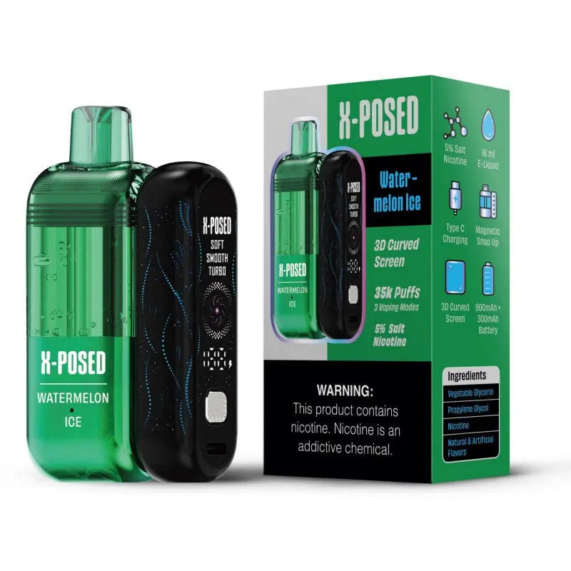 X-Posed 35K Disposable Kit - Watermelon Ice 
