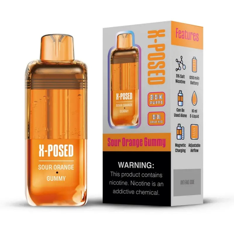 X-Posed 35K Disposable  - Sour Orange Gummy 