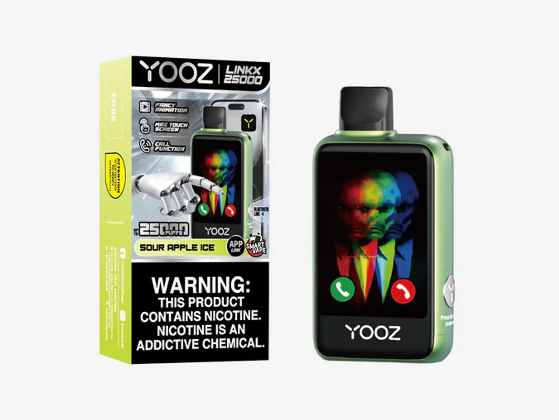 YOOZ LINKX 25K Disposable - Sour Apple Ice 