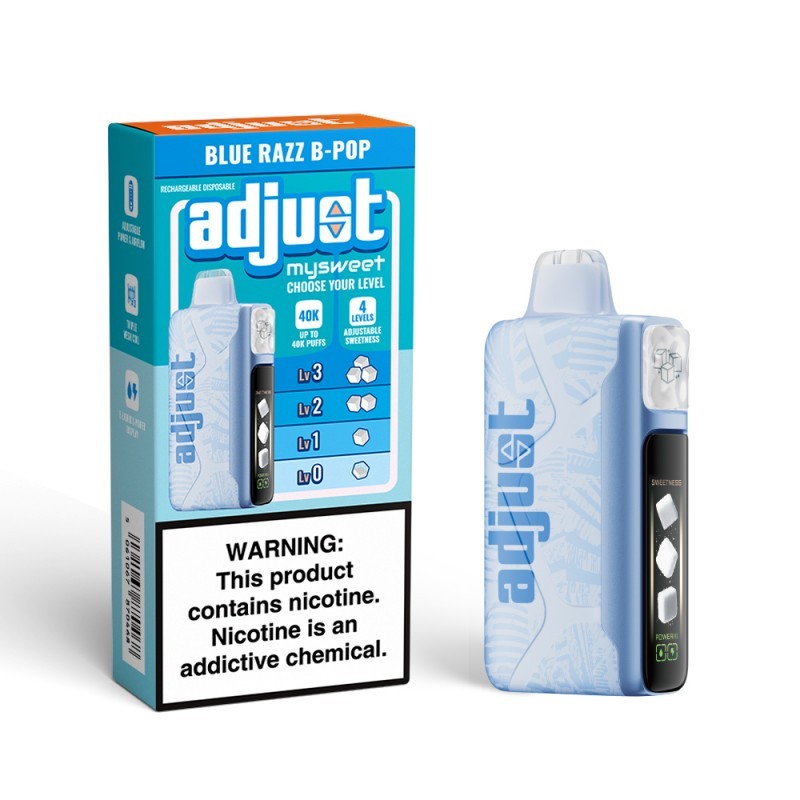 Adjust MySweet 40K Disposable - Blue Razz B-Pop