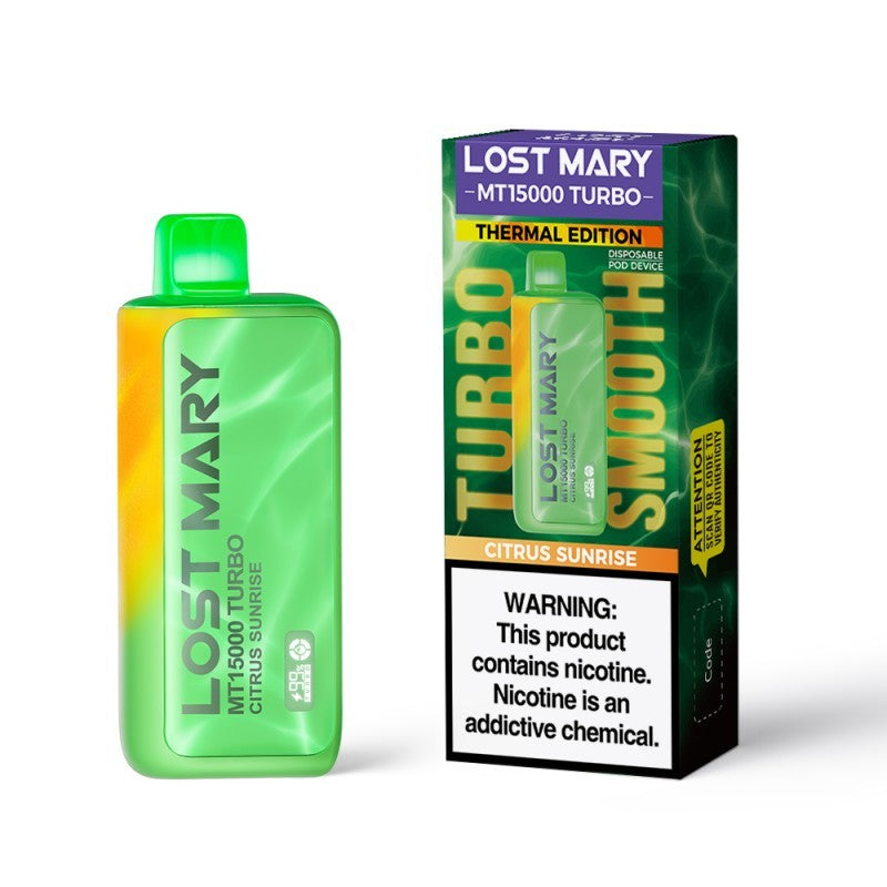 Lost Mary MT15000 Disposable Vape - Citrus Sunrise 