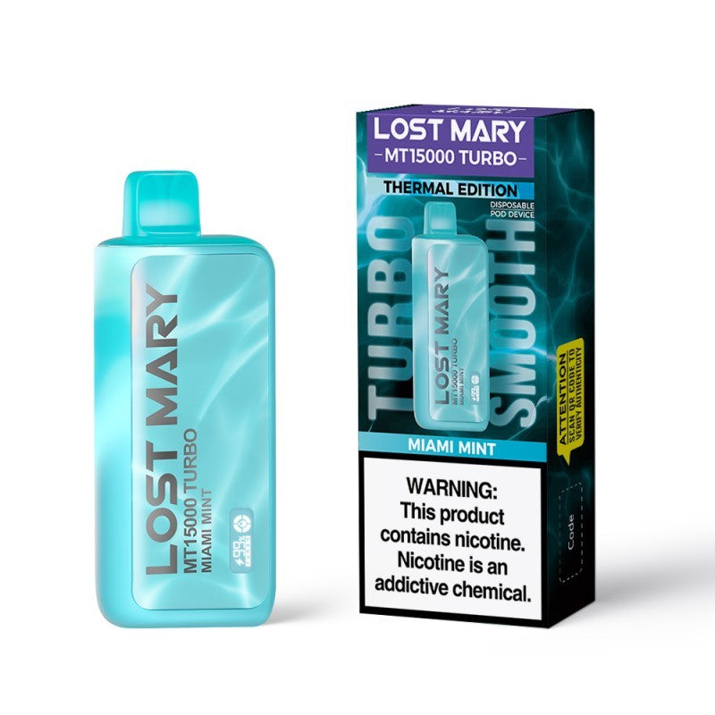 Lost Mary MT15000 Disposable Vape -  Miami Mint 