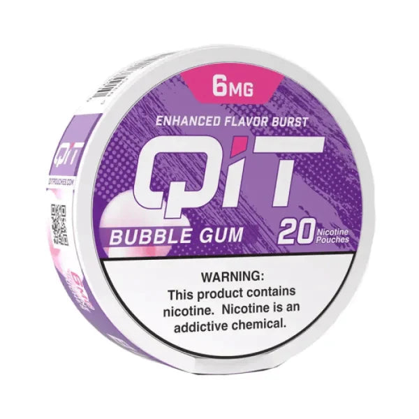 QIT Nicotine Salt Pouches 20ct - Bubble Gum 