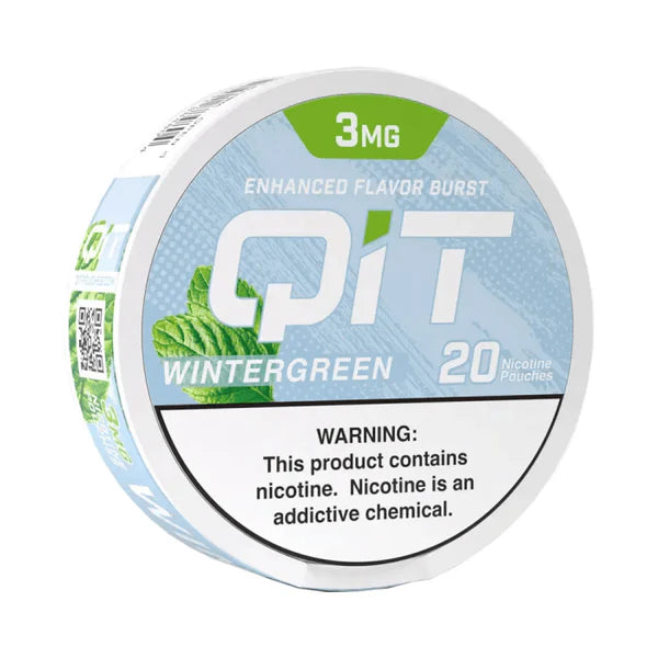 QIT Nicotine Salt Pouches 20ct - Wintergreen 